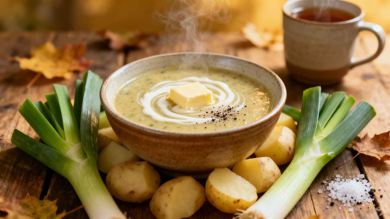 Dimanche d&rsquo;automne : la recette du potage poireaux-pommes de terre de Paul Bocuse