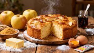 Ce gâteau aux pommes moelleux fait fondre toute ma petite famille (recette ultra simple)