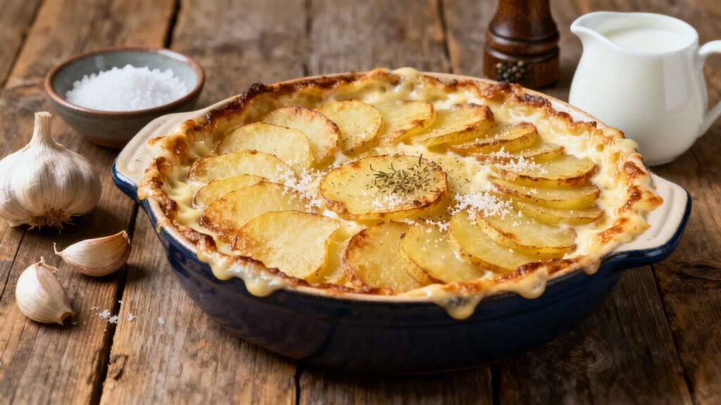 Onctuosité garantie : cette recette fondante de gratin dauphinois sans fromage est exceptionnelle