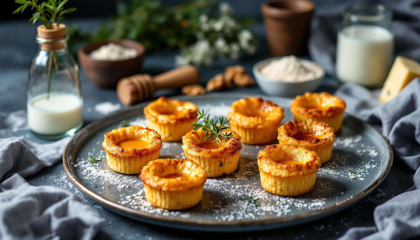 Les mini cannelés au bleu, la recette parfaite pour un apéritif de fêtes !
