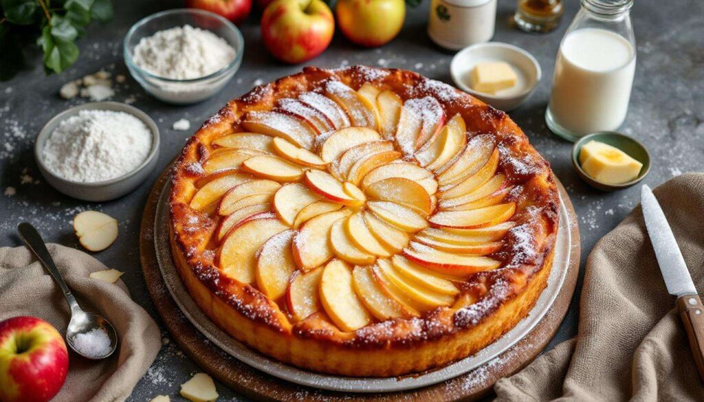 C’est le gâteau aux pommes préféré de Julie Andrieu : “Vous allez mettre tout le monde d’accord