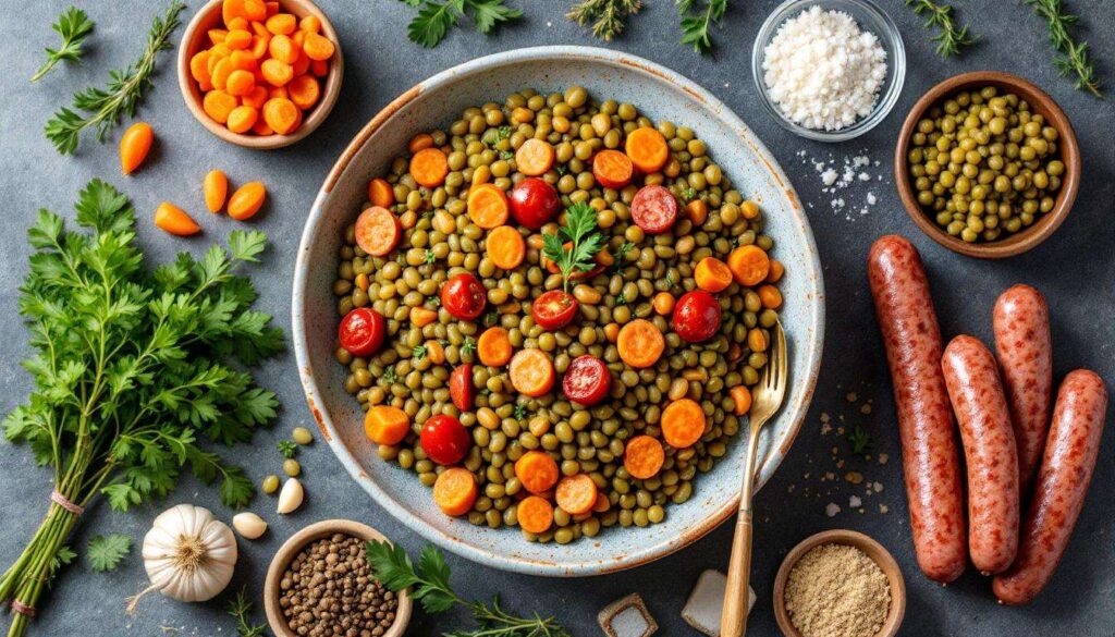 Fini la cuisson interminable : ces lentilles-saucisses express sont aussi bonnes que celles de nos grands-mères