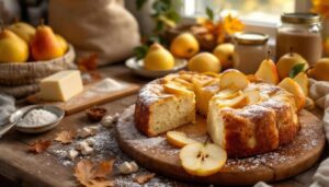 Moelleux, fruité, ultra simple : ce gâteau aux poires et pommes coche toutes les cases de l’automne parfait