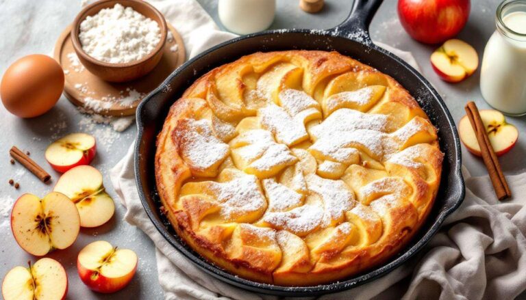 Ce gâteau aux pommes à la poêle (prêt en 10 min, sans four) va vous rendre complètement accro