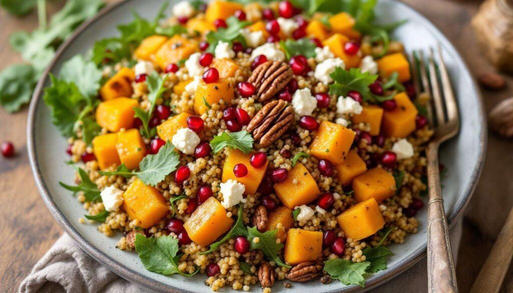 Ce plat au quinoa et butternut est devenu notre nouvelle obsession de l’automne : frais, fondant, croquant