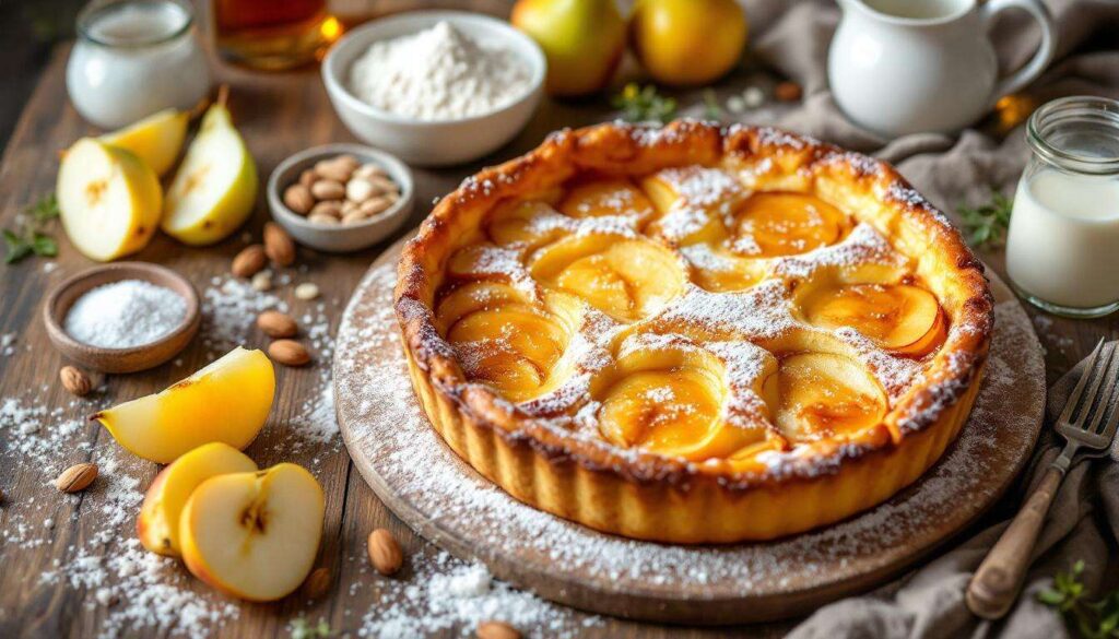 Moins lourd qu’un gâteau, plus fondant qu’une tarte : ce clafoutis pommes-poires coche toutes les cases