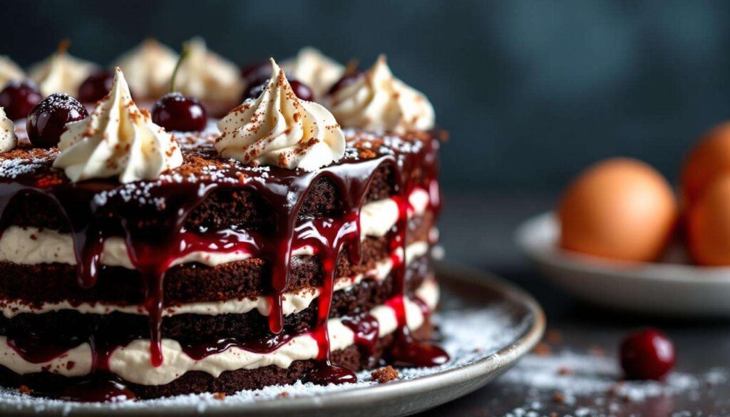 Recette de la forêt noire de Mercotte