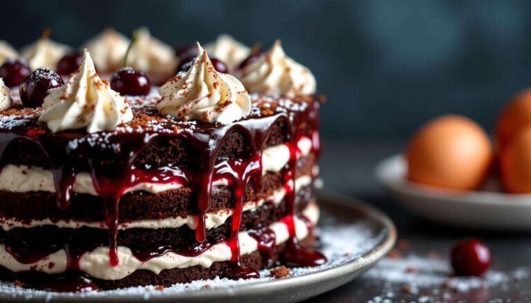 Recette de la forêt noire de Mercotte