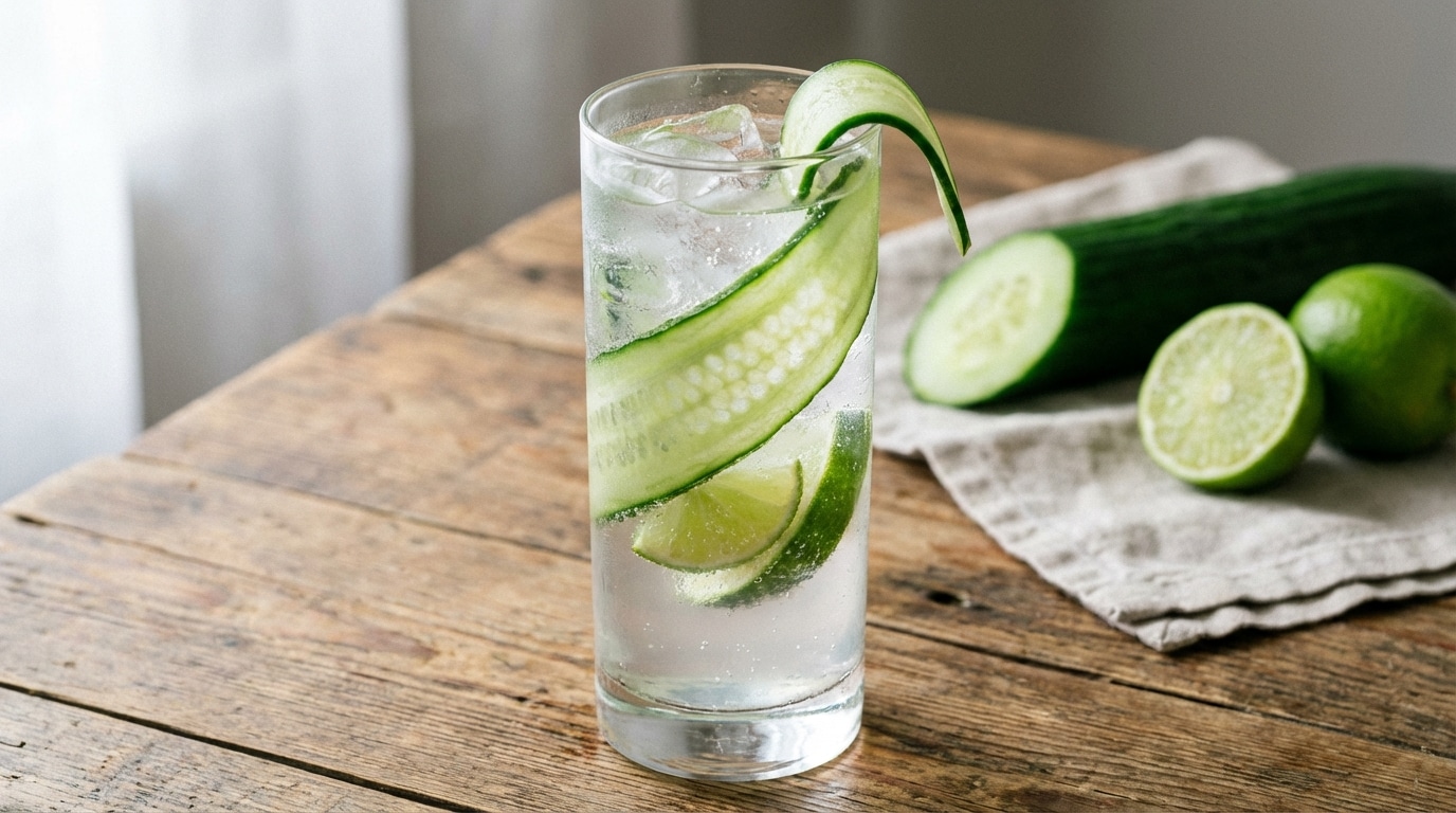 Un jour, un cocktail : Cucumber Collins, l’accord léger et végétal au gin pour réchauffer l’hiver