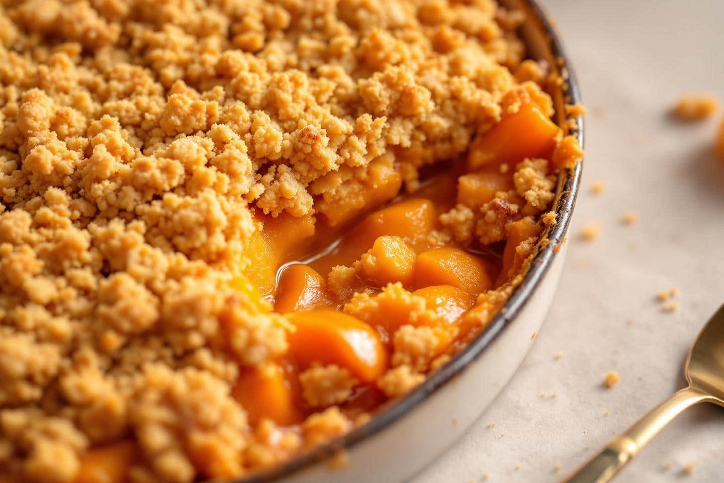 Effet waouh garanti : j’ai découvert le crumble aux kakis minute que tout le monde réclame en boucle !