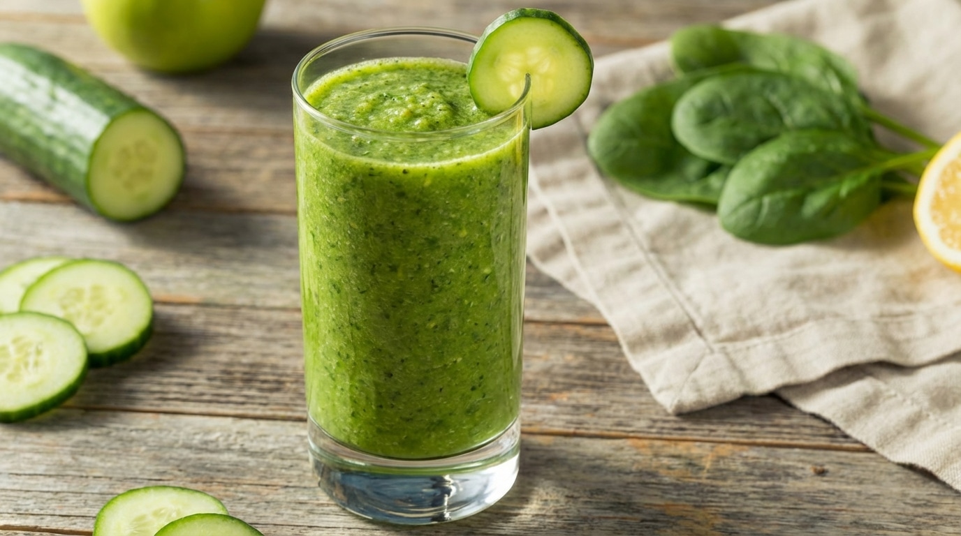 Un jour, un cocktail : Green Detox Cucumber, le smoothie vert qui fait peau neuve en janvier