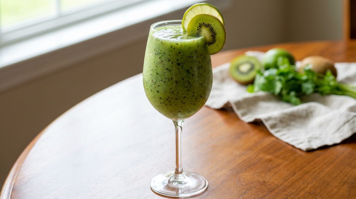 Un jour, un cocktail : Kiwi, spiruline et citron vert, la pause hydratante qui réveille l’organisme en janvier
