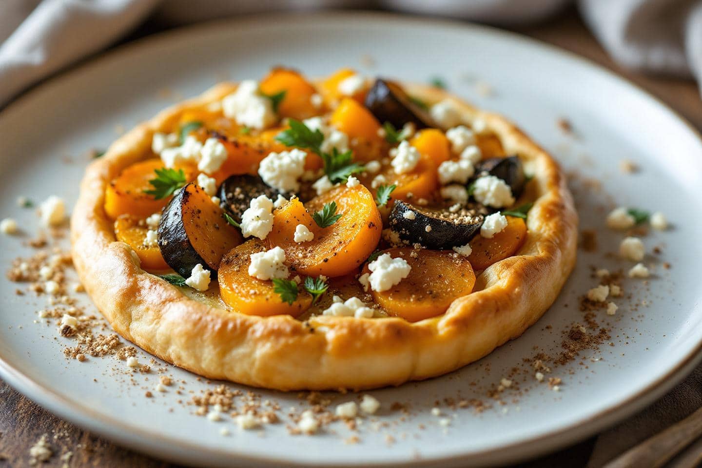 J’ai testé la tarte feuilletée courge-feta-zaatar : 5 ingrédients, 10 minutes de préparation, et c’est l’explosion de saveurs de l’hiver