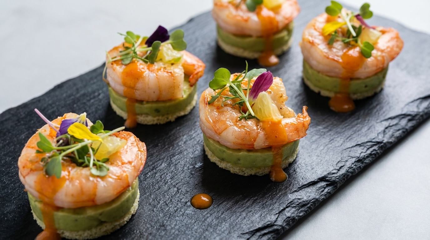 J’ai déniché 4 bouchées express aux crevettes pour l’apéro de fête (prêtes en 20 minutes et les saveurs sont incroyables !)