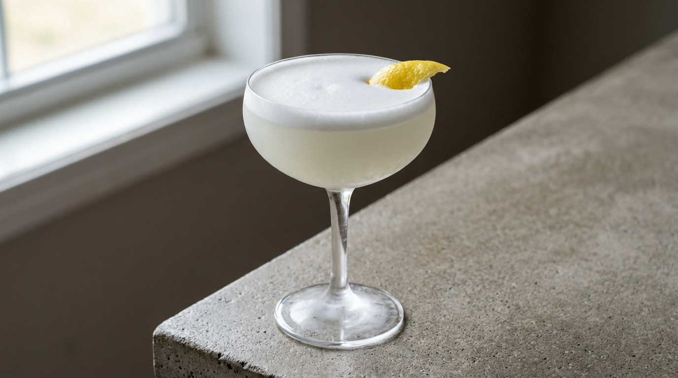 White Lady : le cocktail mousseux au gin tout en fraîcheur pour un apéritif hivernal subtil