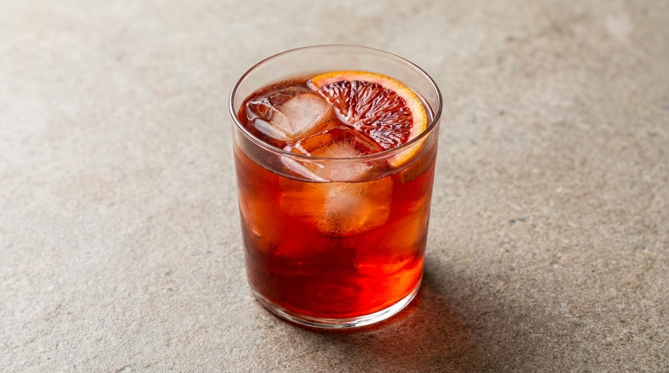 Un jour, un cocktail : Americano orange sanguine, l’équilibre parfait entre amertume et fraîcheur pour l’apéro d’hiver