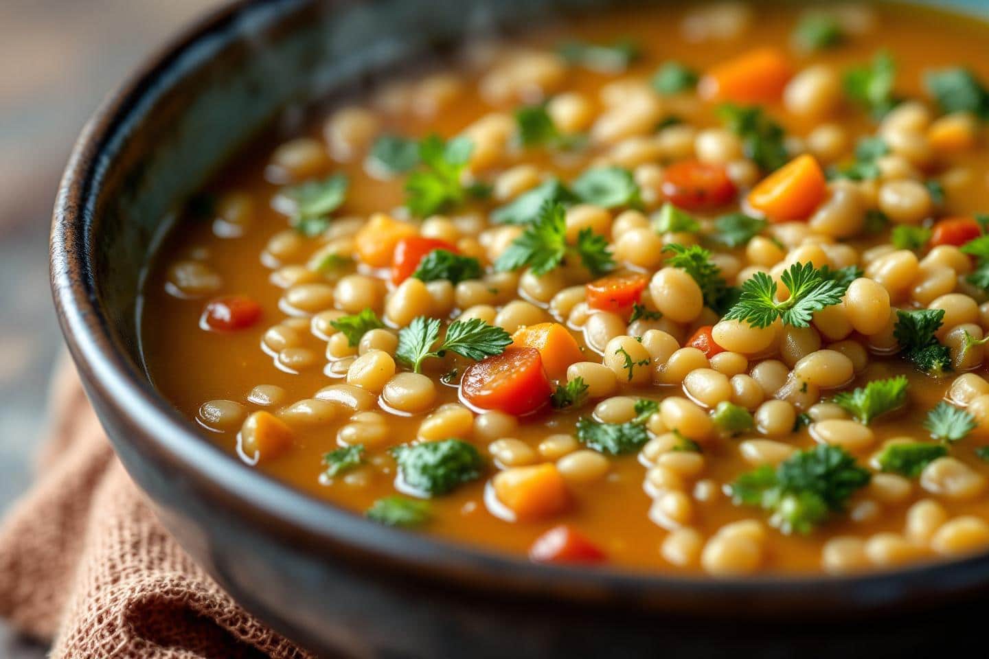 « Je ne prépare plus de simples potages l’hiver » : cette soupe paysanne à l’orge et légumes ultra facile réchauffe tout le monde !
