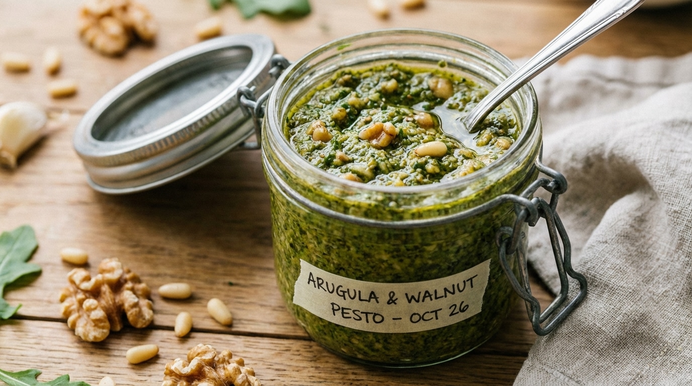 J’ai arrêté d’acheter du basilic en hiver : ce pesto avec mes fanes de légumes est une tuerie