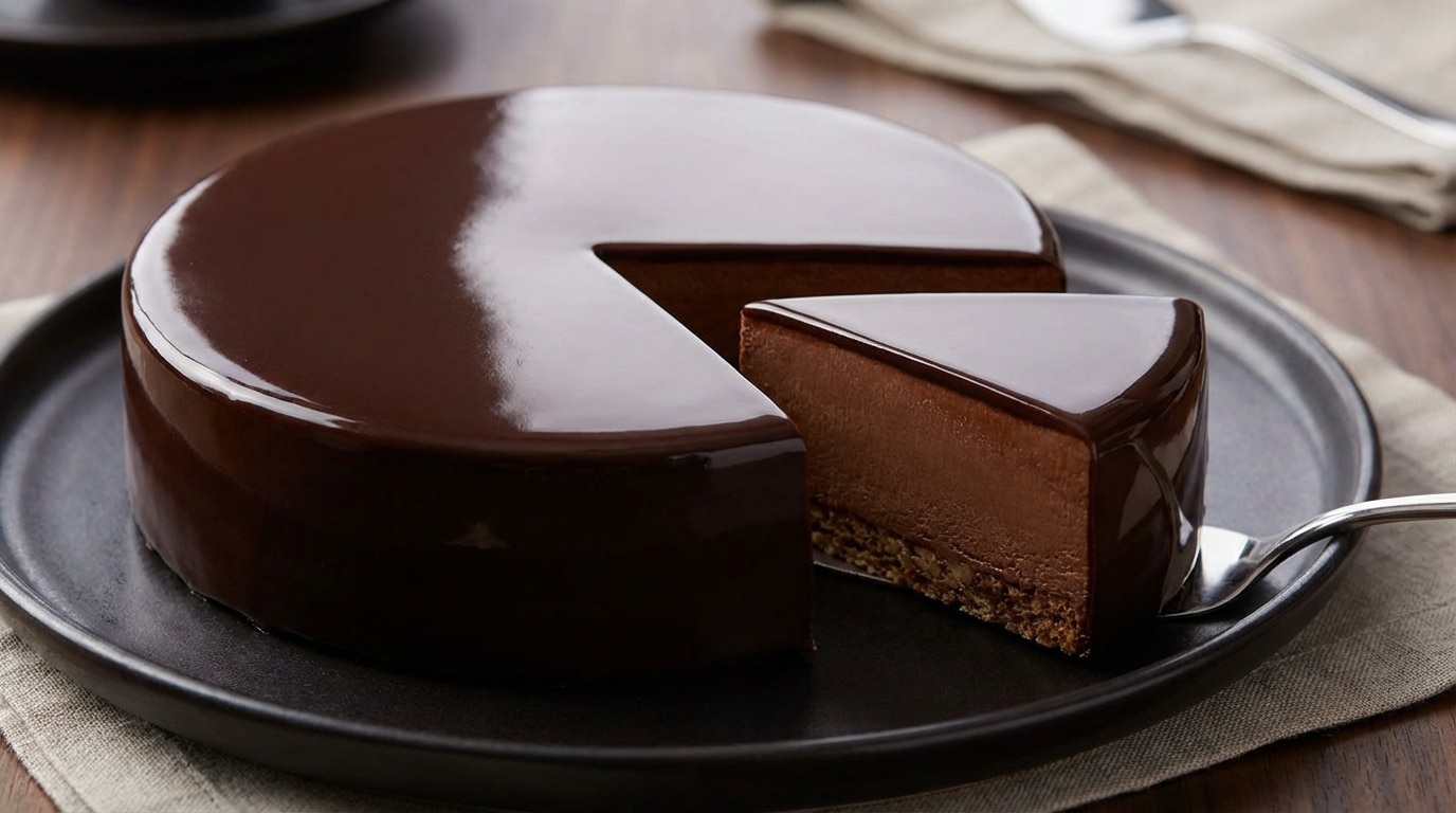 Un royal chocolat fondant en trois étapes : la recette maison ultra détaillée (et rien à louper jusqu’au miroir)