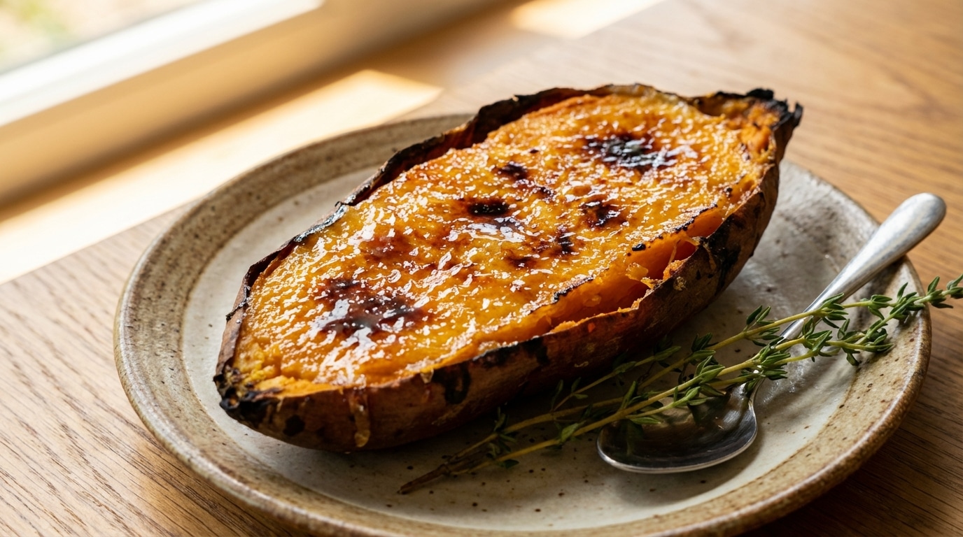 J’ai laissé rôtir ma patate douce 90 minutes : résultat, un dessert japonais caramélisé façon crème brûlée qui vaut le détour (testé en 2025 à Tokyo)