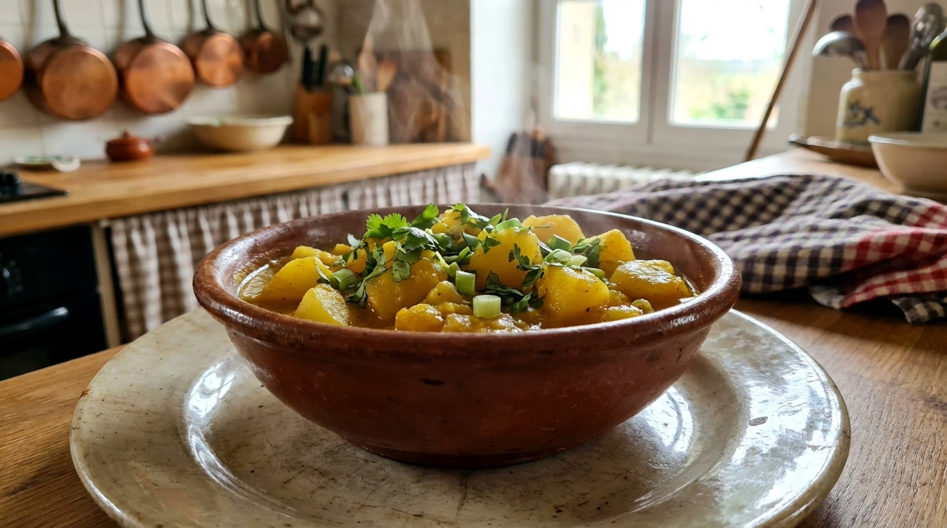 J’ai testé ce curry ultra crémeux aux pommes de terre : prêt en 20 minutes avec 5 ingrédients et c’est fou comme ça change tout