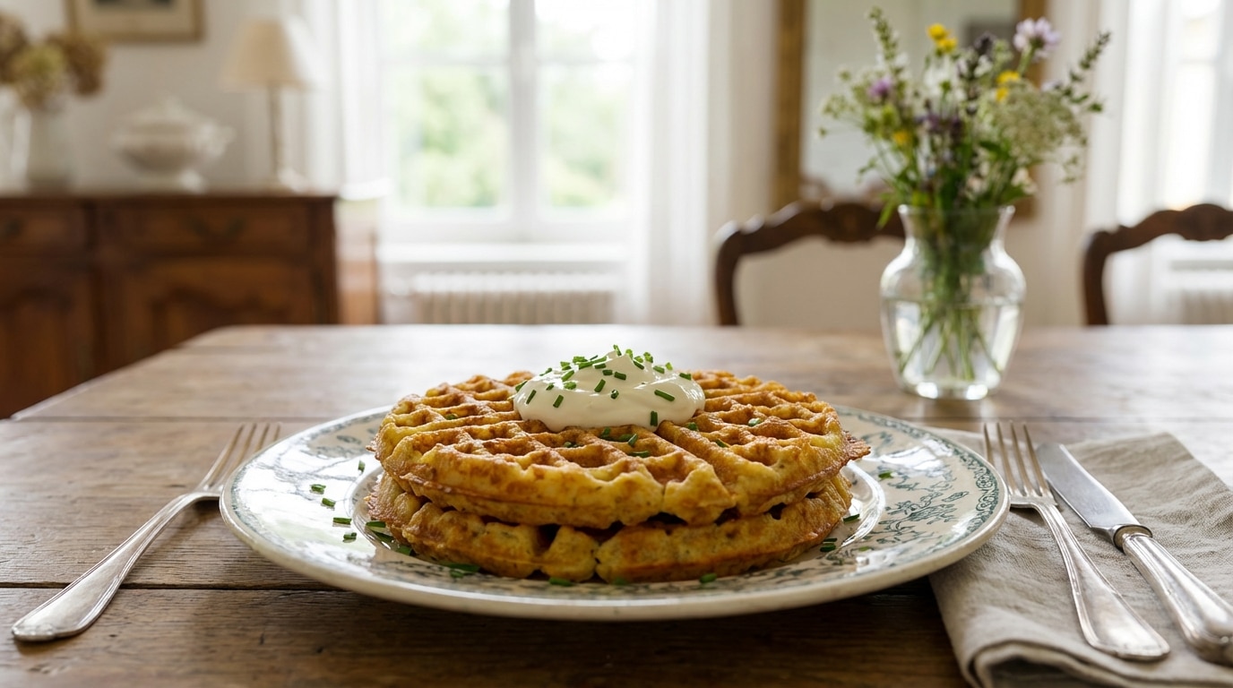 J’ai testé la gaufre de pommes de terre express : 4 ingrédients, 10 minutes et un apéro crousti-moelleux qui cartonne (à décliner selon l’envie)