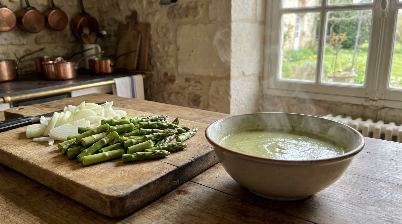 Chaque botte d’asperges contient un ingrédient caché que personne n’utilise : il donne pourtant le meilleur velouté du printemps