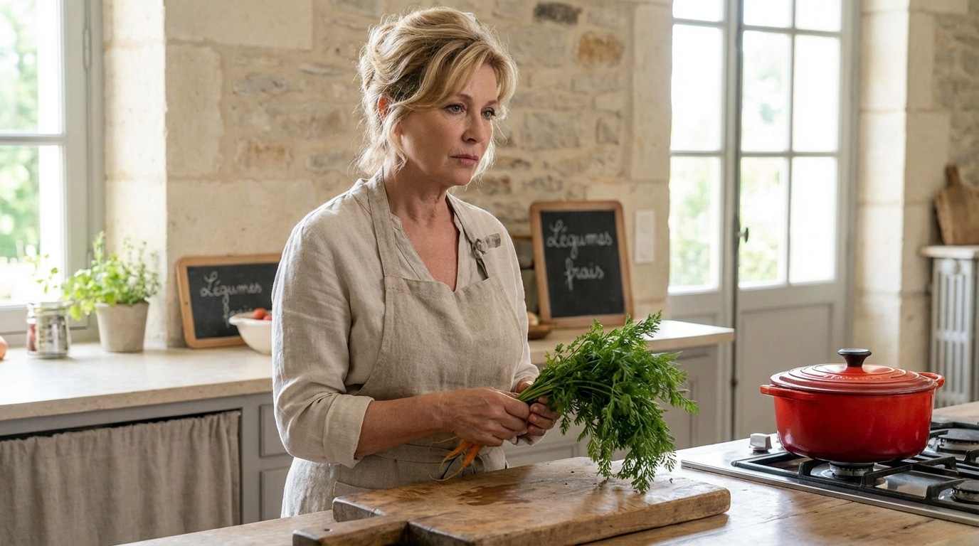 Fanes de carottes sur la planche à découper ? Le déclic simple qui évite la poubelle et booste vos repas