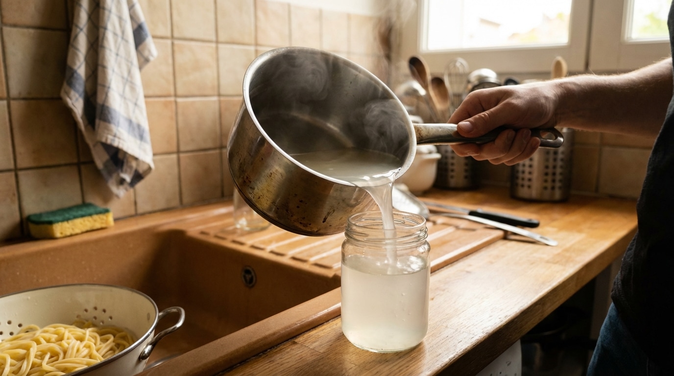 Plus de 200 litres par an : ce liquide gratuit finit dans votre évier au lieu de sublimer vos plats