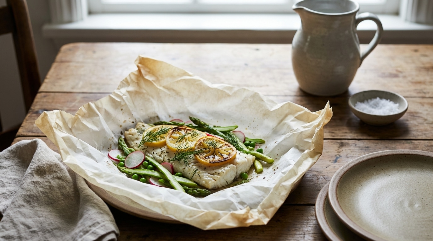 « J’ai refermé le papier sur mon filet avec un citron dedans » : 18 minutes au four et la chair se défait toute seule