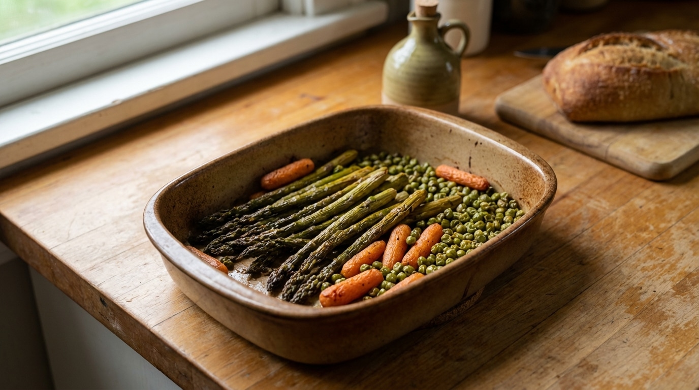J&rsquo;ai mesuré ce qu&rsquo;il reste vraiment dans mes légumes après un passage au four : le résultat m&rsquo;a surprise