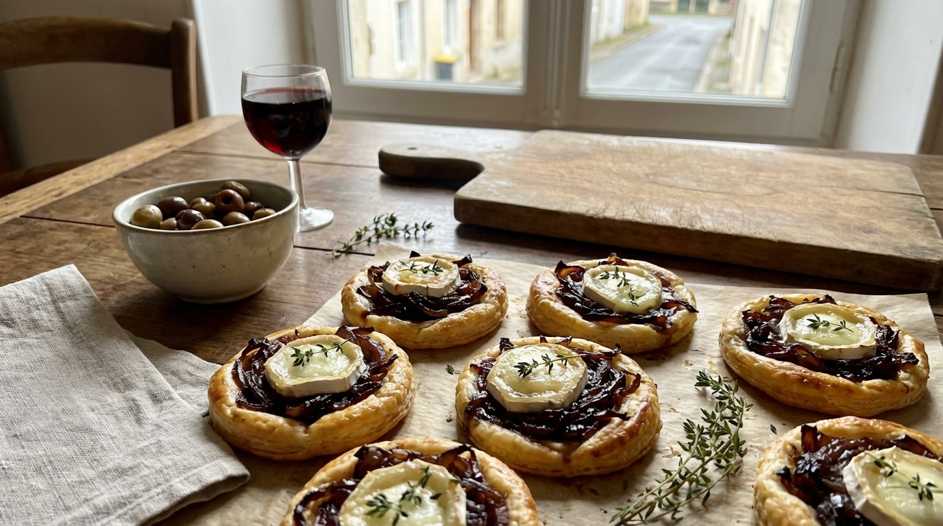 « J’ai ajouté une cuillère de ce condiment brun à mes oignons » : ces tartelettes au chèvre fondant ont volé la vedette au plat principal