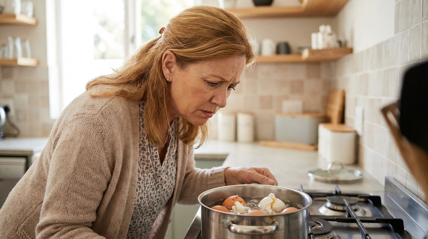 « Je perdais la moitié de mes œufs à chaque cuisson » : 3 objets du tiroir ont tout réglé en 10 secondes