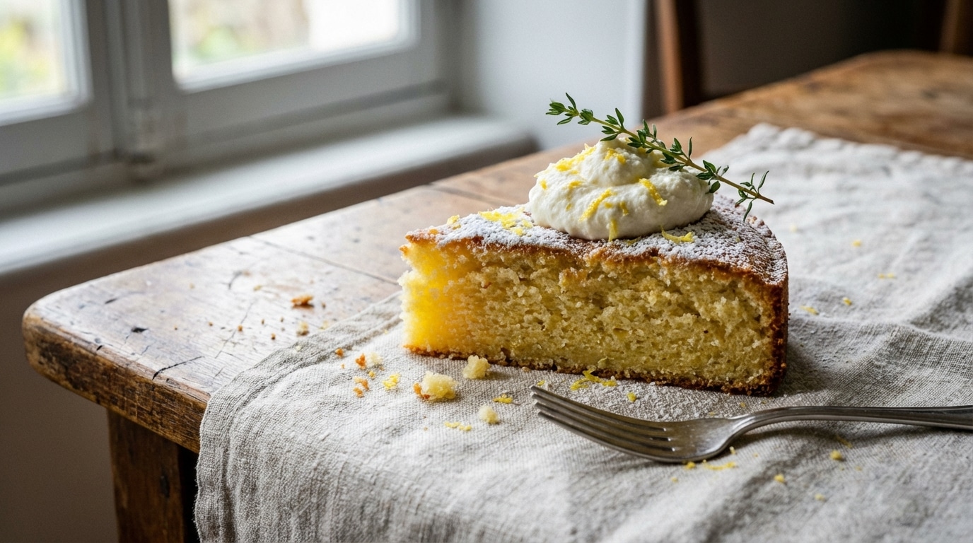 « J&rsquo;ai supprimé le beurre de ce gâteau au citron » : l&rsquo;ingrédient qui l&rsquo;a rendu encore plus fondant m&rsquo;a sidérée