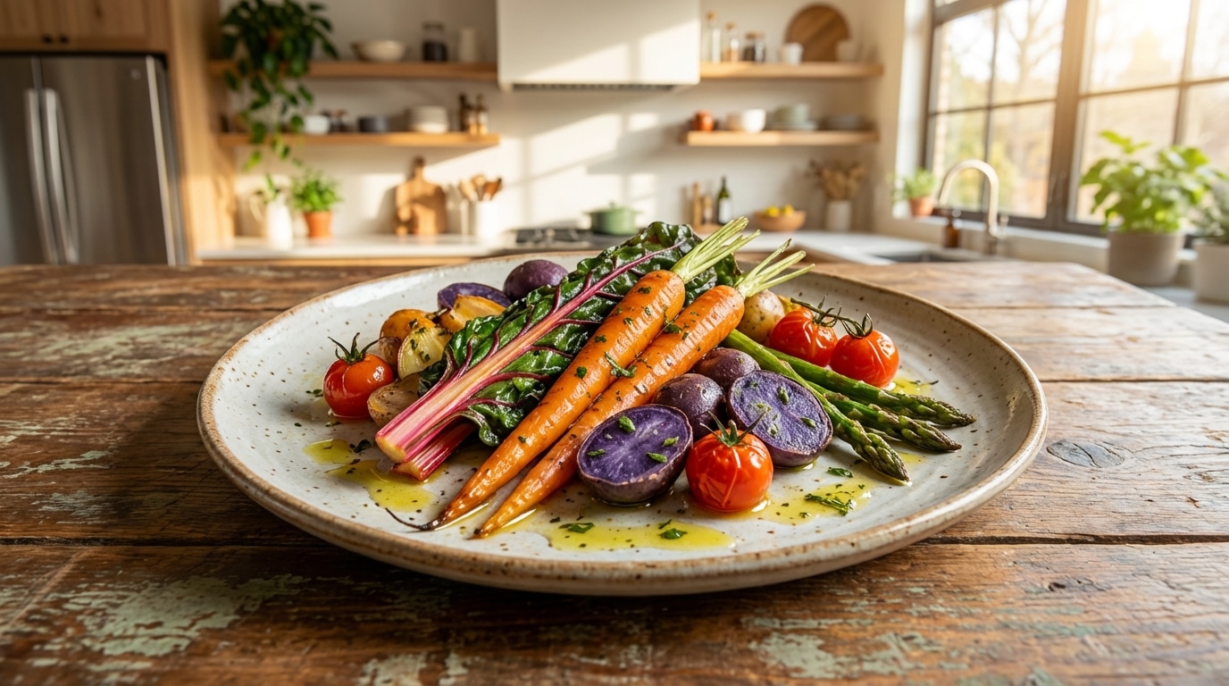 Je faisais bouillir mes légumes depuis toujours : cette cuisson oubliée a tout changé en un repas