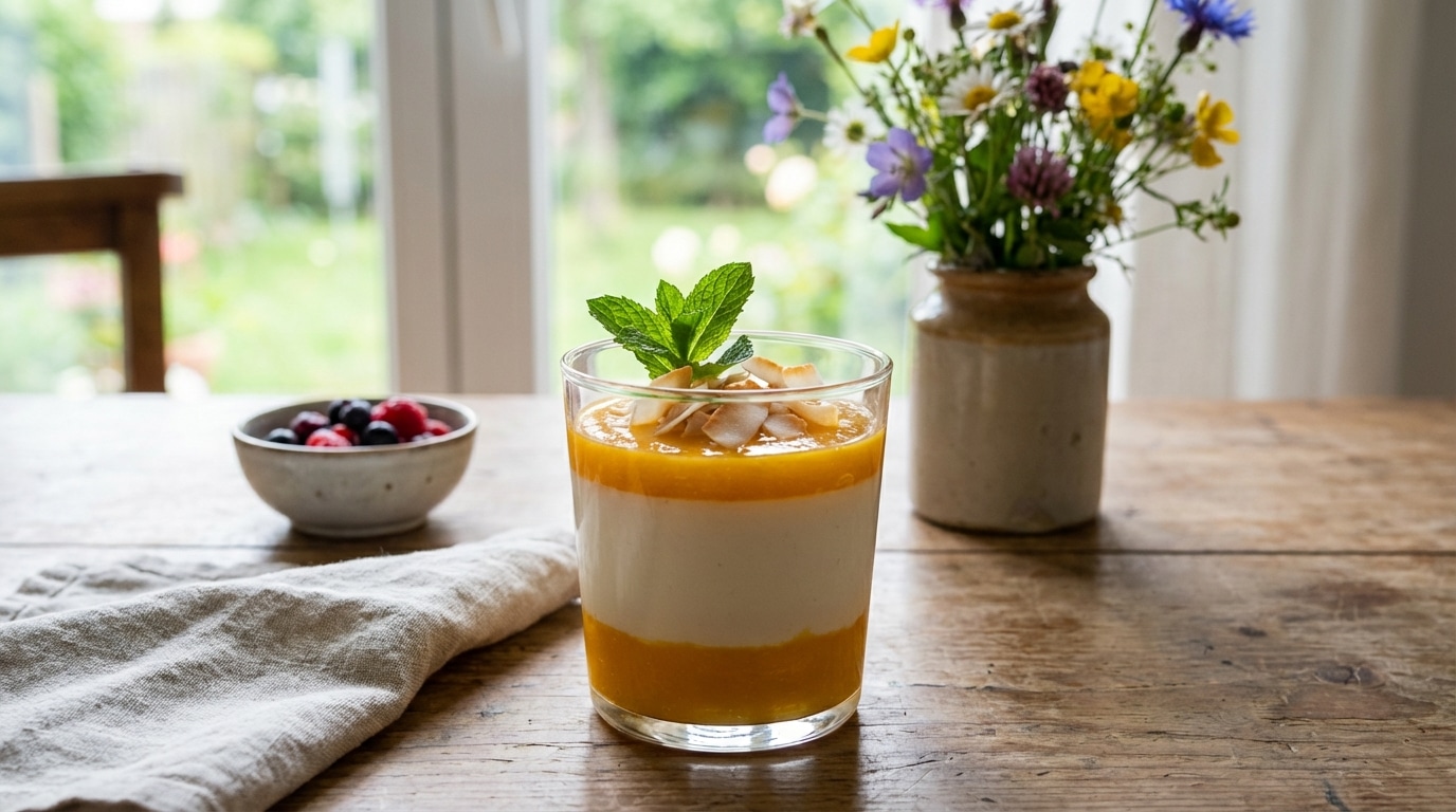 « Je n&rsquo;ai même pas allumé le four » : cette verrine coco-mangue a scotché mes invités en plein repas de printemps