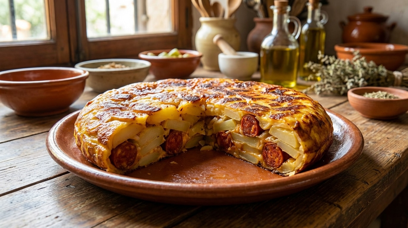 J’ai arrêté de faire cette erreur de cuisson avec les pommes de terre : ma tortilla au chorizo est enfin fondante