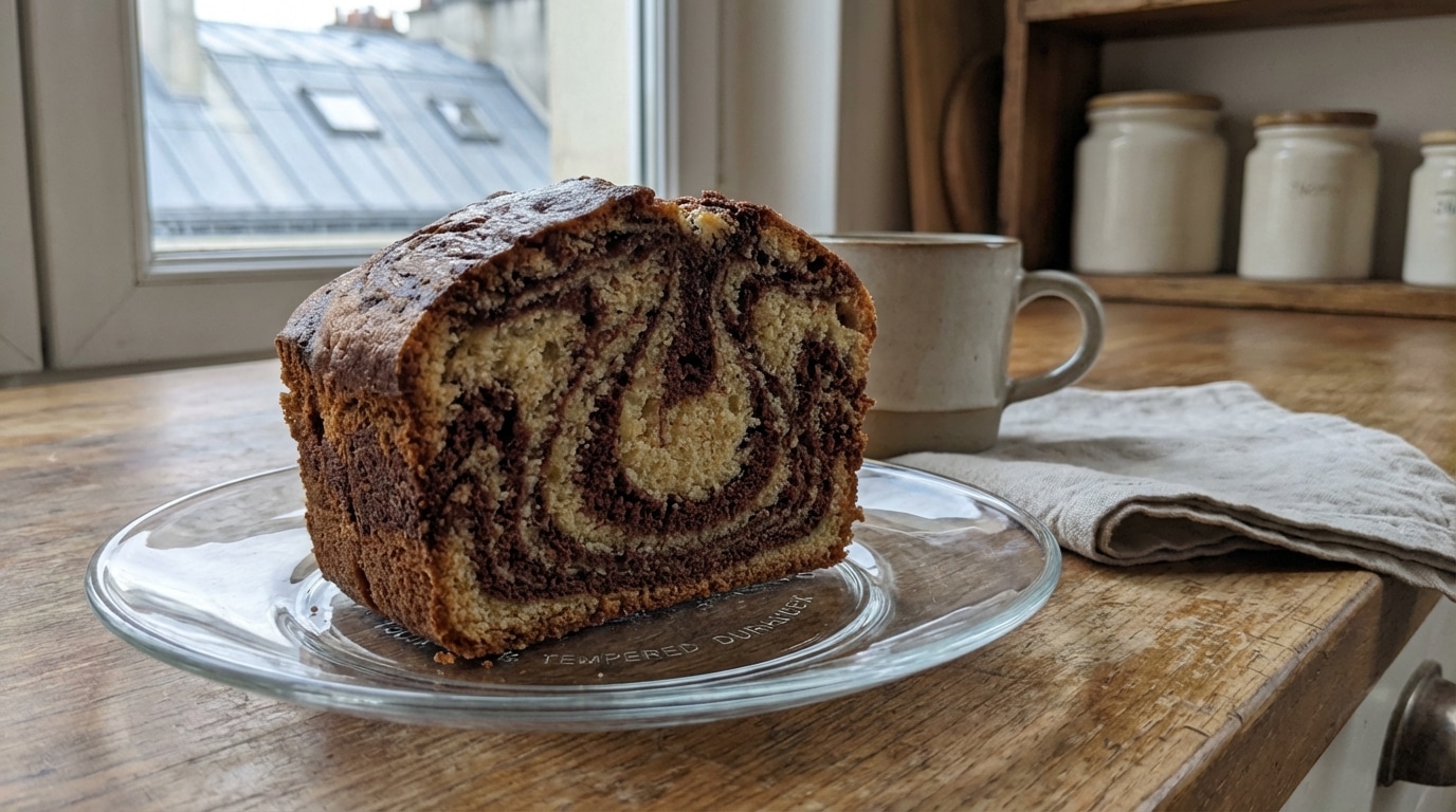 Fini les œufs et le beurre : ce cake marbré ne contient que des ingrédients du placard et il est incroyablement fondant
