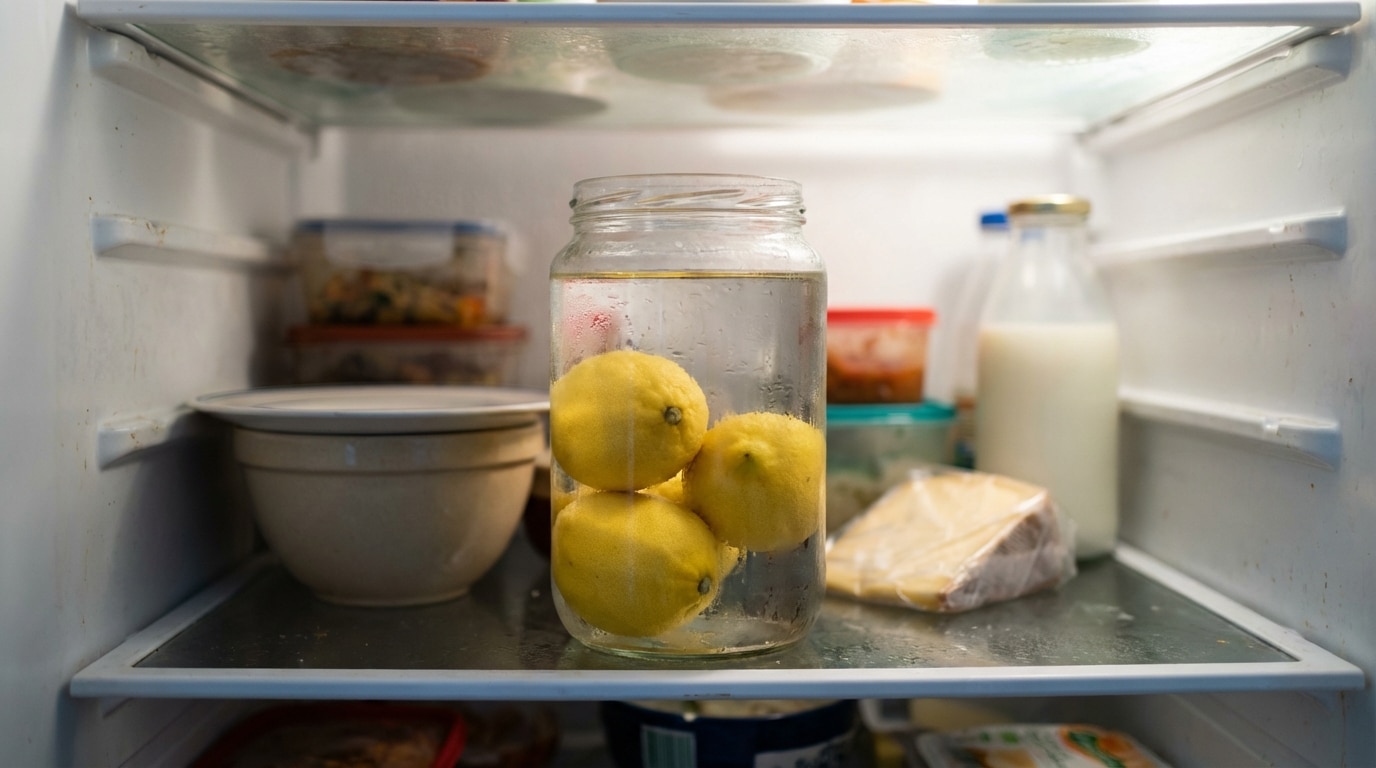 Un bocal, de l’eau froide et vos citrons tiennent un mois sans ramollir