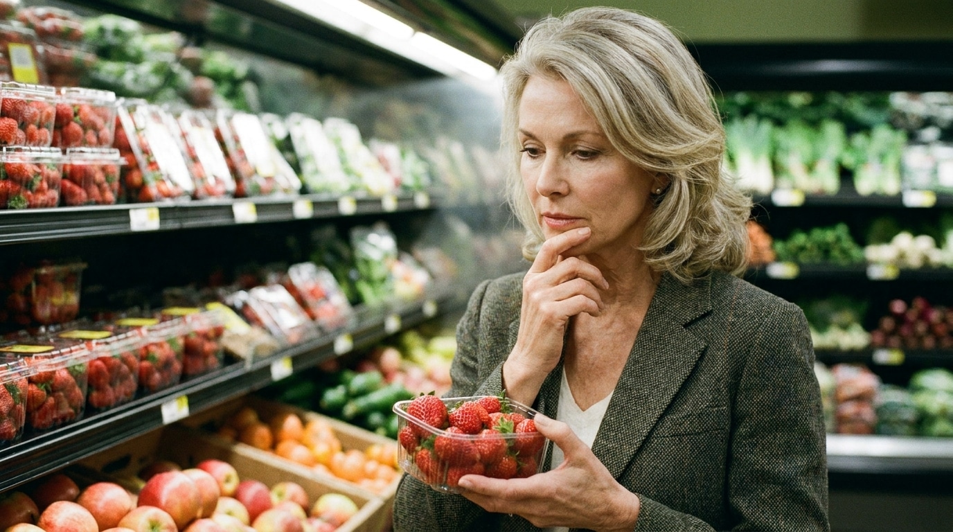 Ce détail au fond de la barquette que personne ne vérifie vous fait acheter des fraises qui n’auront jamais aucun goût