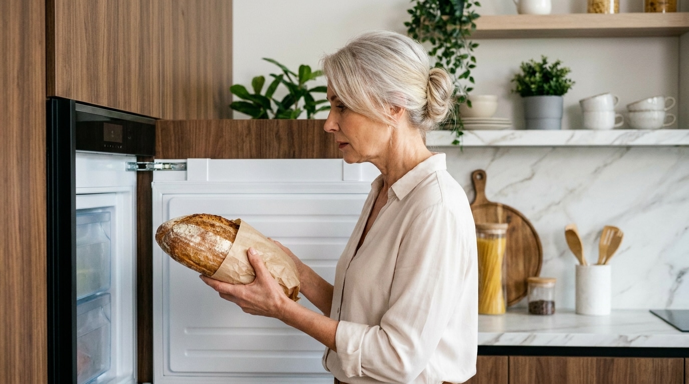 Ce geste que les boulangers font systématiquement avant de congeler leur pain et que personne ne reproduit à la maison