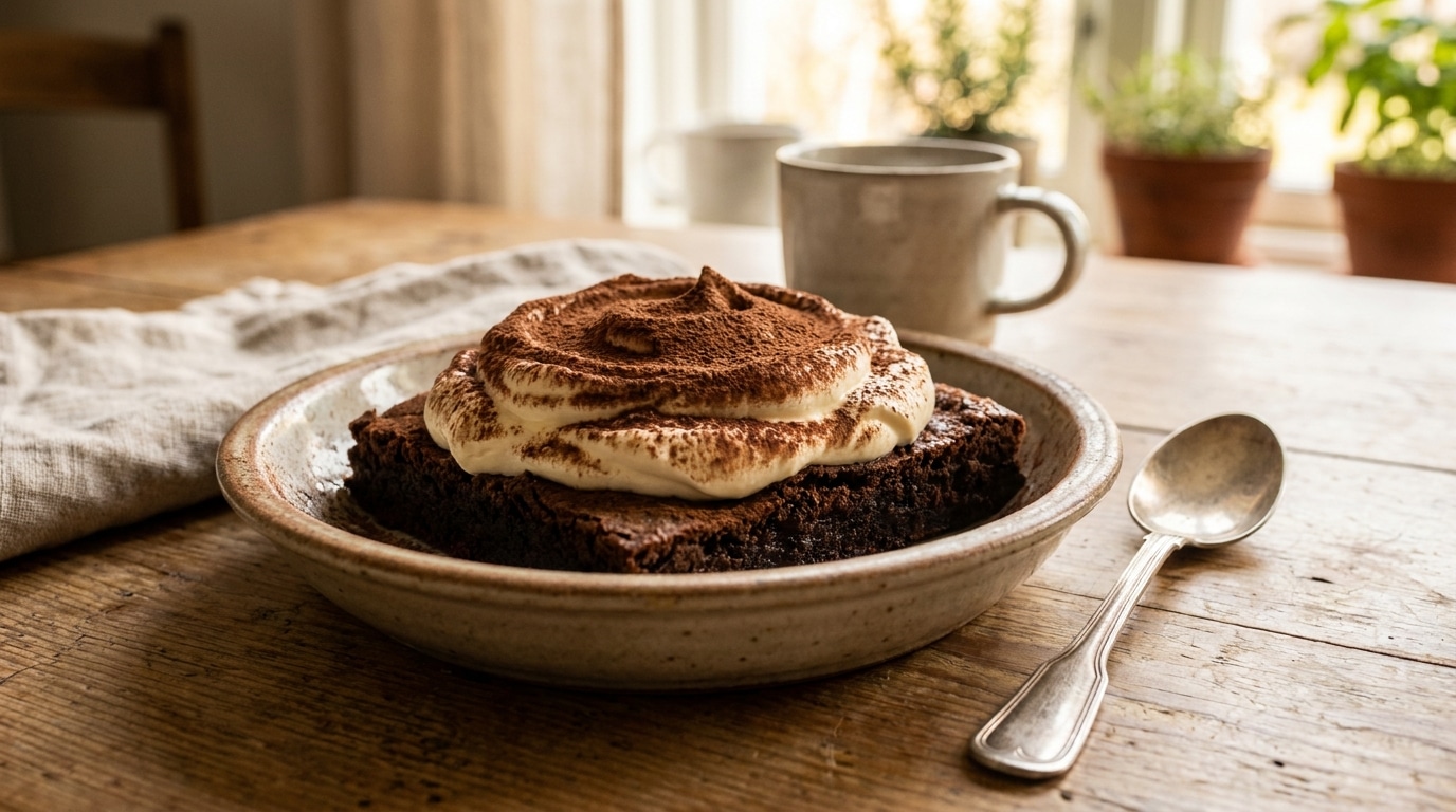 J’ai marié brownie et tiramisu dans un seul moule : quand je l’ai ressorti du frigo, plus personne n’a voulu toucher au dessert prévu