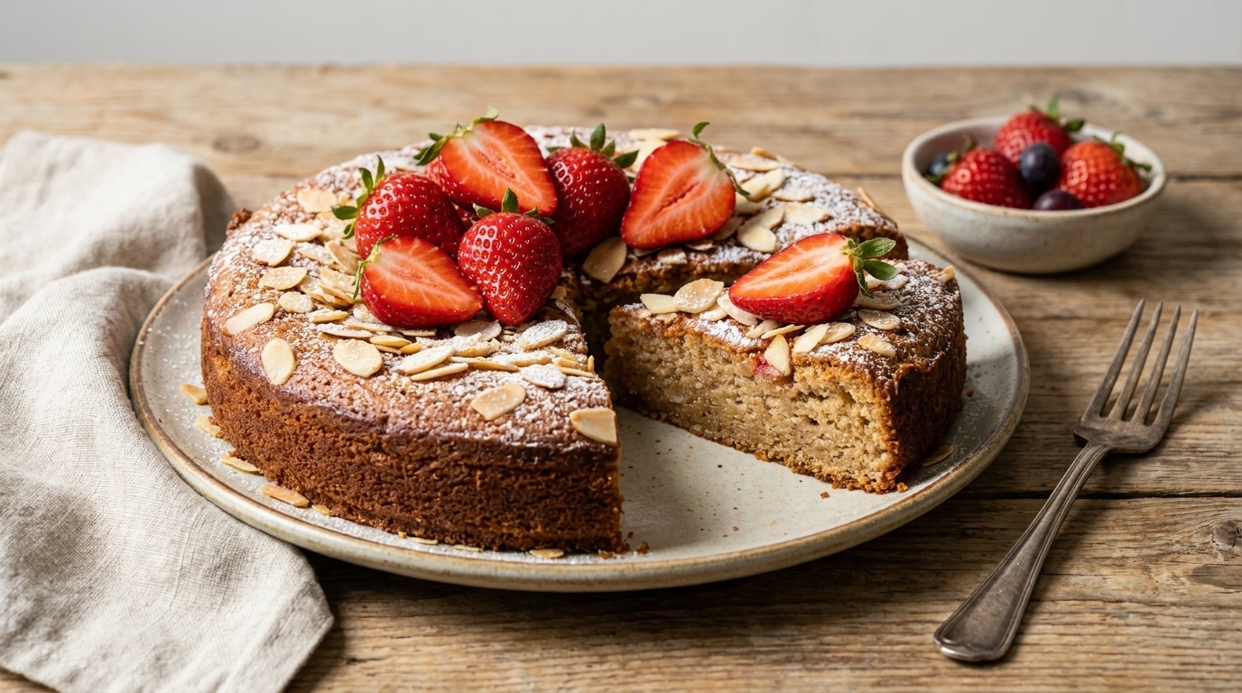 Pourquoi ce gâteau moelleux aux fraises et amandes remplace-t-il le fraisier dans toutes les cuisines ?