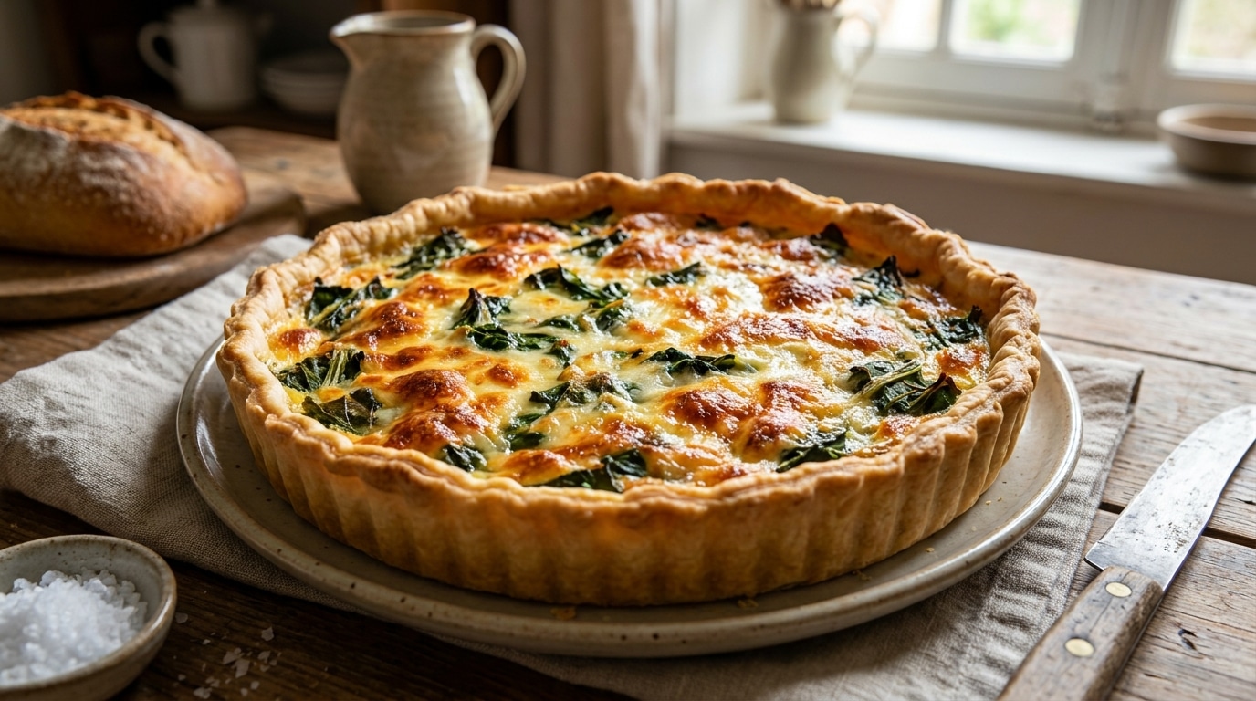 Quiche auvergnate aux blettes à la tomme : la recette simple et gourmande pour un dîner du quotidien