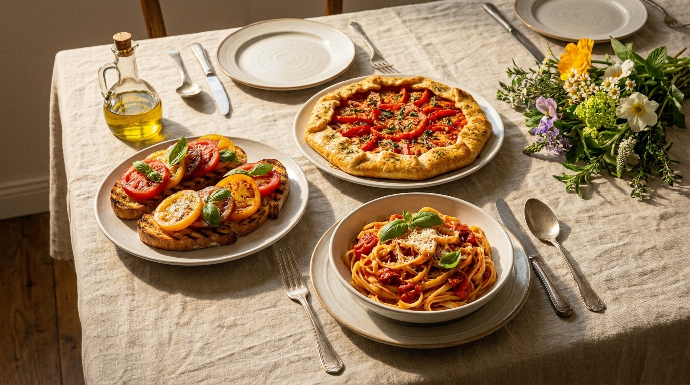 Trois fois de la tomate du potager dans le même repas de mai et personne à table n’a reconnu le même légume d’un plat à l’autre