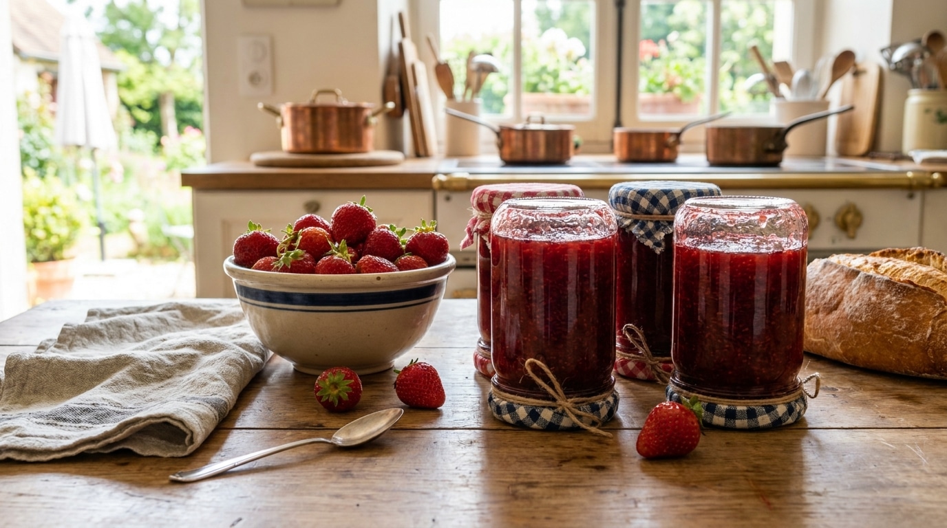 « Attends, ta confiture elle a dormi une nuit et cuit deux fois six minutes ? » : quand j’ai retourné les pots, la couleur était presque irréelle