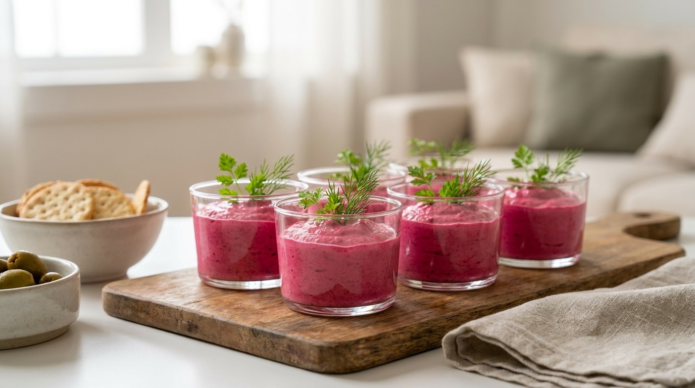 C&rsquo;est fini pour les toasts classiques à l&rsquo;apéro : en 2026, cette verrine rose au fromage frais s&rsquo;invite sur toutes les tables