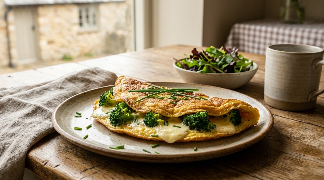 C’est fini pour l’omelette nature : en 2026, cette version aux brocolis et fromage frais s’impose sur toutes les tables