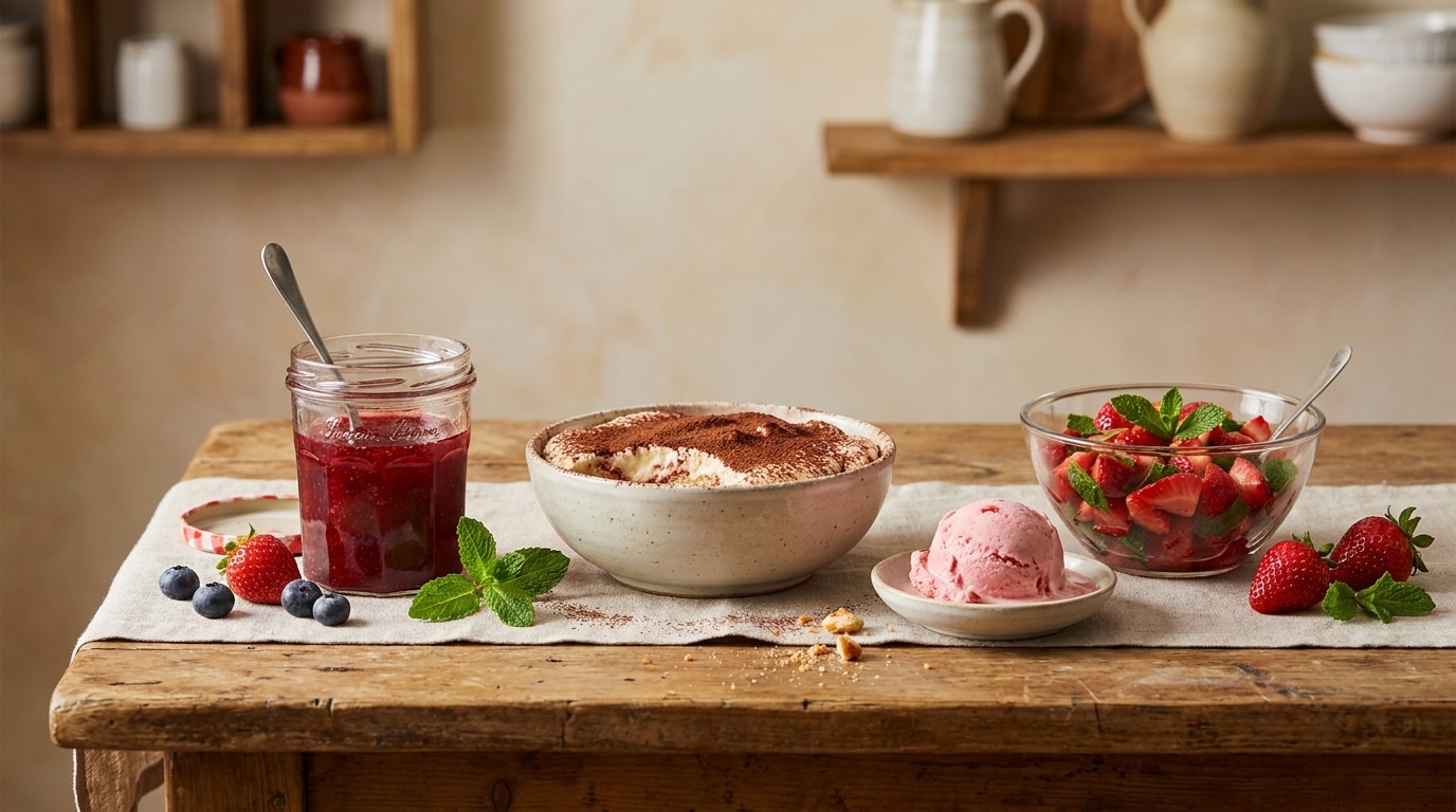 « Encore de la confiture, sérieux ? » : non, cette fois mes 3 kg de fraises du potager ont fini dans 5 recettes que personne n’attendait