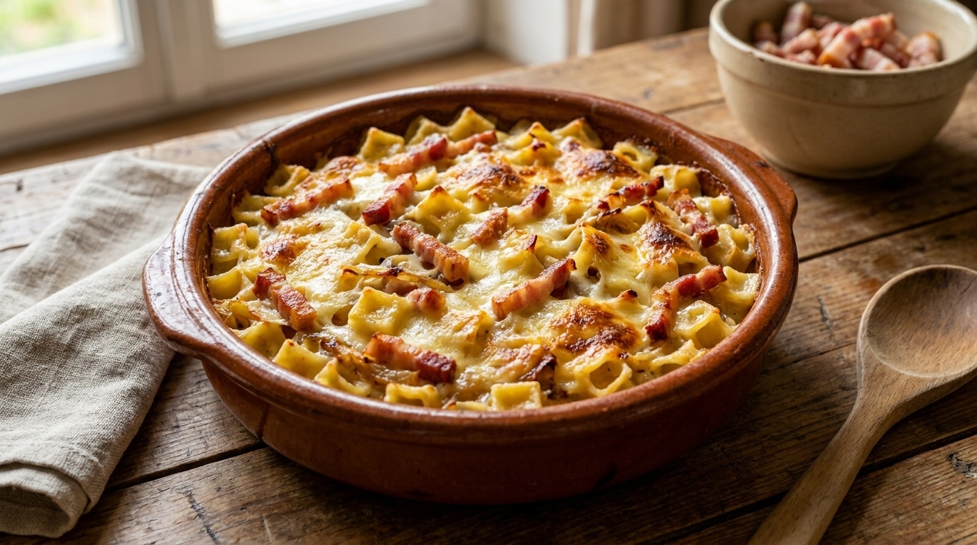 J’ai glissé ces petites pâtes carrées dans un plat à gratin avec du beaufort : quand je l’ai sorti du four, plus personne n’a voulu de lasagnes